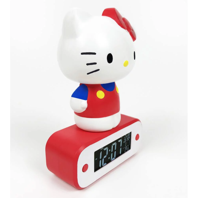 HELLO KITTY - Réveil avec lampe LED - 17cm 