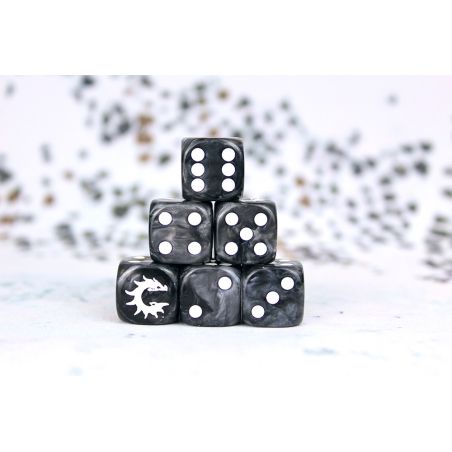 Conquest Logo on Black Dice
