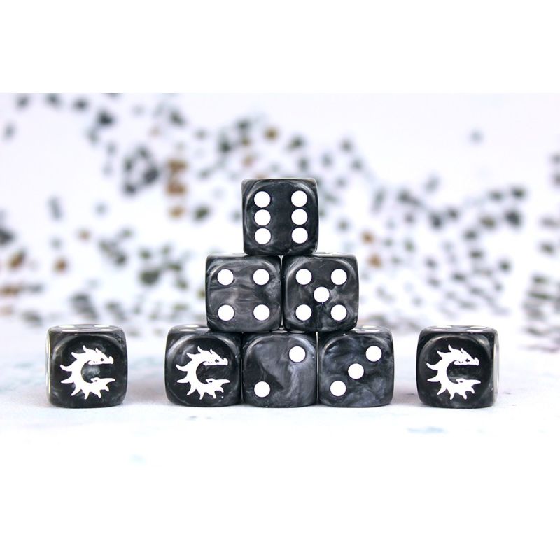 Conquest Logo on Black Dice