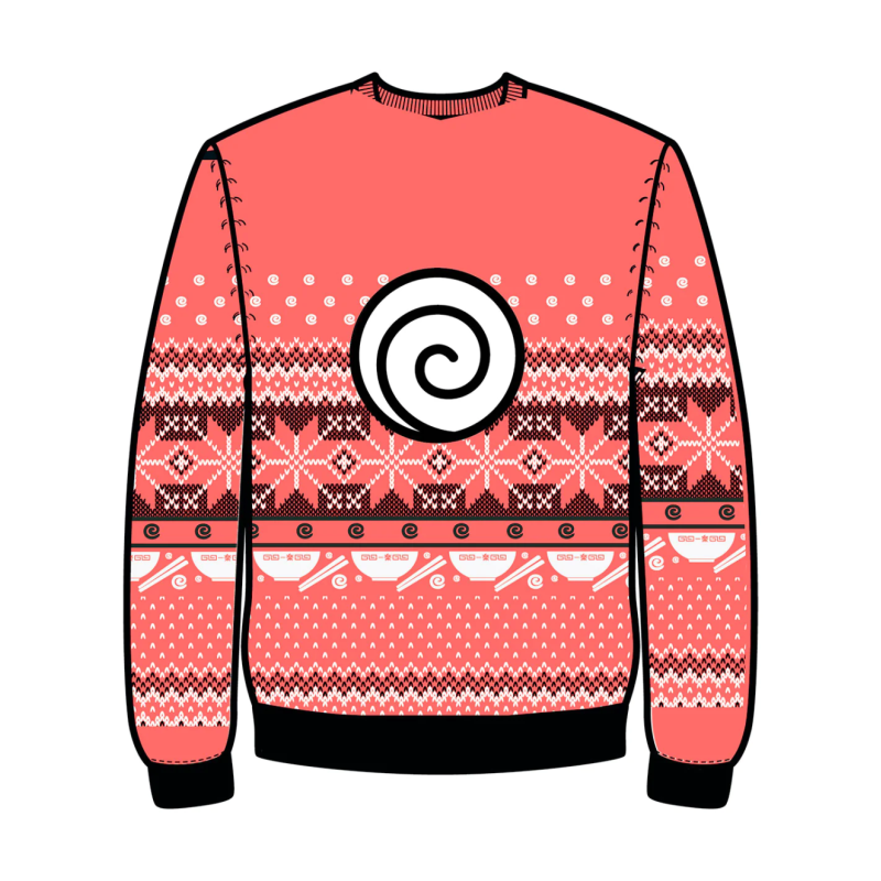 NARUTO - Ramen Ichiraku - Pull de Noël Homme (XS) 