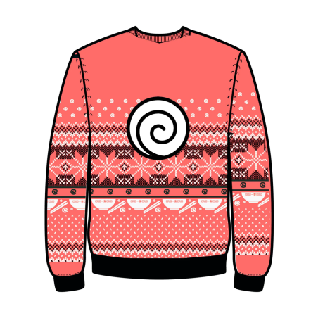 NARUTO - Ramen Ichiraku - Pull de Noël Homme (XS) 