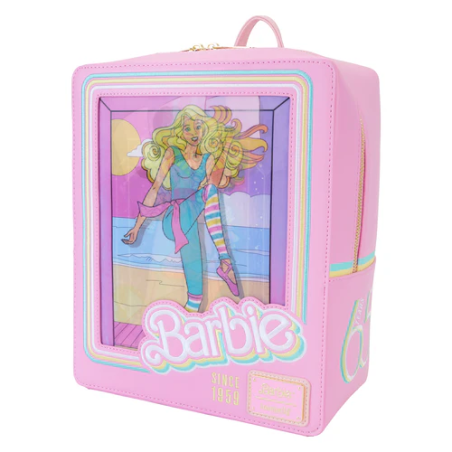 BARBIE - Boite à Poupée - Triple Lenticulaire Mini Sac à Dos LoungeFly 
