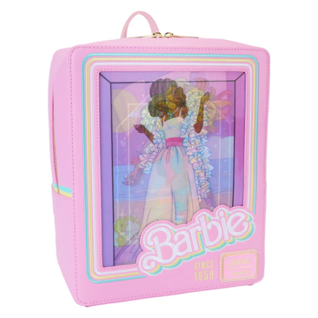 BARBIE - Boite à Poupée - Triple Lenticulaire Mini Sac à Dos LoungeFly 