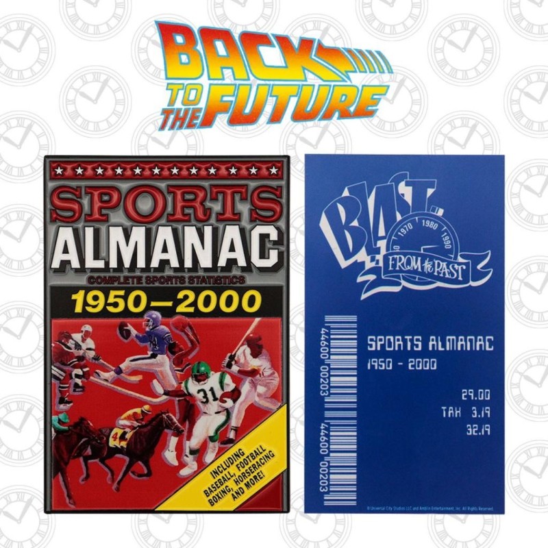 RETOUR VERS LE FUTUR - Almanac Sport - Lingot Edition Limitée 
