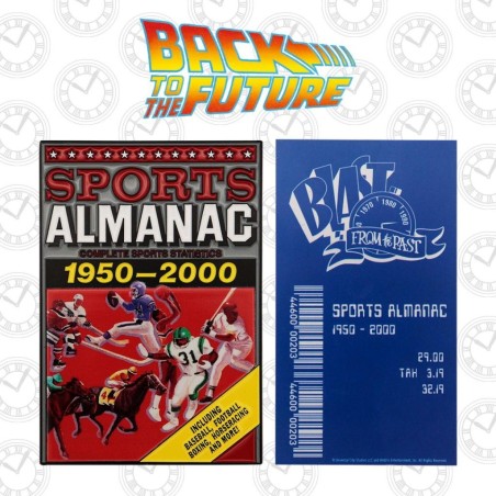 RETOUR VERS LE FUTUR - Almanac Sport - Lingot Edition Limitée 