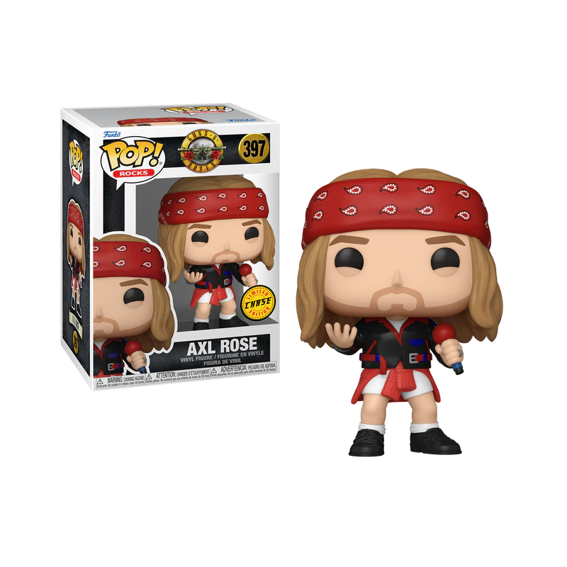 GUN N ROSES - POP Rocks N° 397 - Axel Rose (1980's) avec Chase 