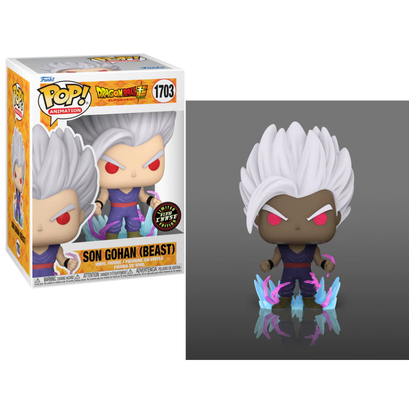 DBS SUPER HERO - POP Animation N° 1703 - Gohan Beast avec Chase (GITD) 