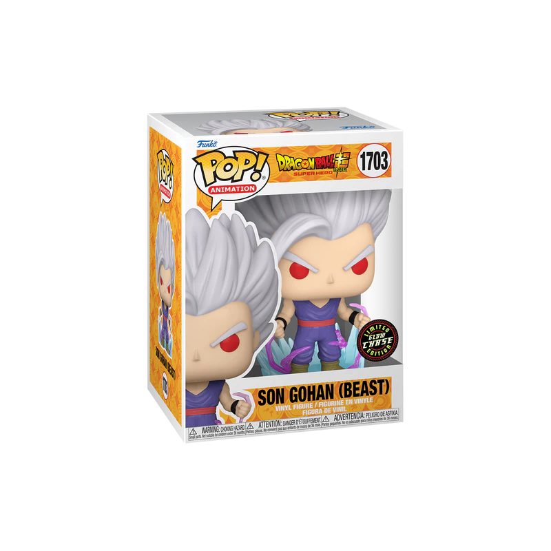 DBS SUPER HERO - POP Animation N° 1703 - Gohan Beast avec Chase (GITD) 
