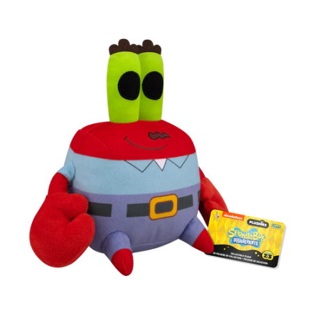 BOB L'EPONGE - Funko Peluche 18cm - Mr Krabs 