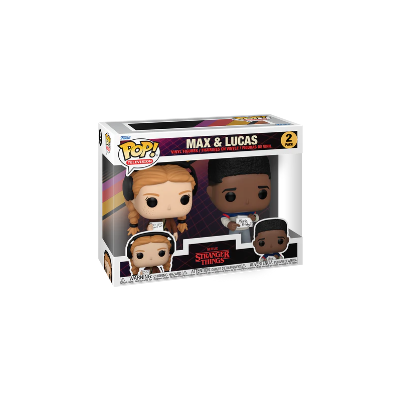 STRANGER THINGS S4 - POP TV - 2 Pack Max & Lucas 