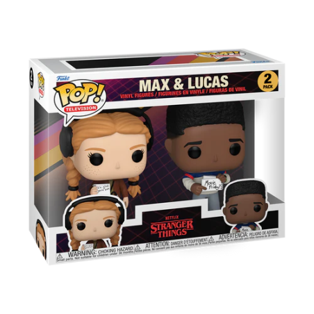 STRANGER THINGS S4 - POP TV - 2 Pack Max & Lucas 