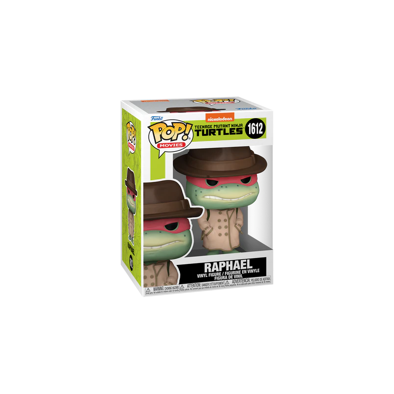 LES TORTUES NINJAS - POP Movie N° 1612 - Raphael avec veste & Chapeau 