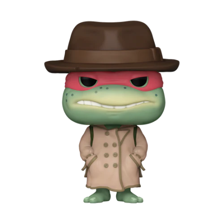 LES TORTUES NINJAS - POP Movie N° 1612 - Raphael avec veste & Chapeau 