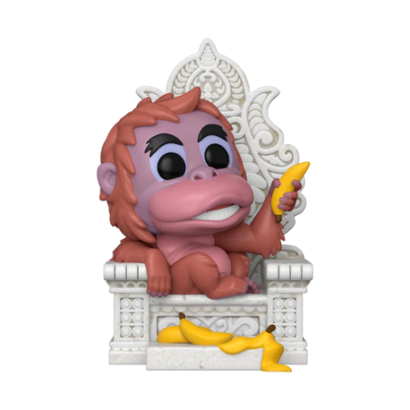 LIVRE DE LA JUNGLE - POP Deluxe N° 1491 - Roi louie sur Throne 