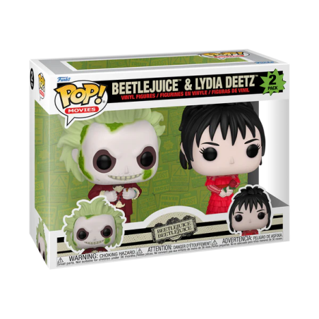 BEETLEJUICE 2 - POP Movies - 2 Pack Beetlejuice & Lydia Deetz 