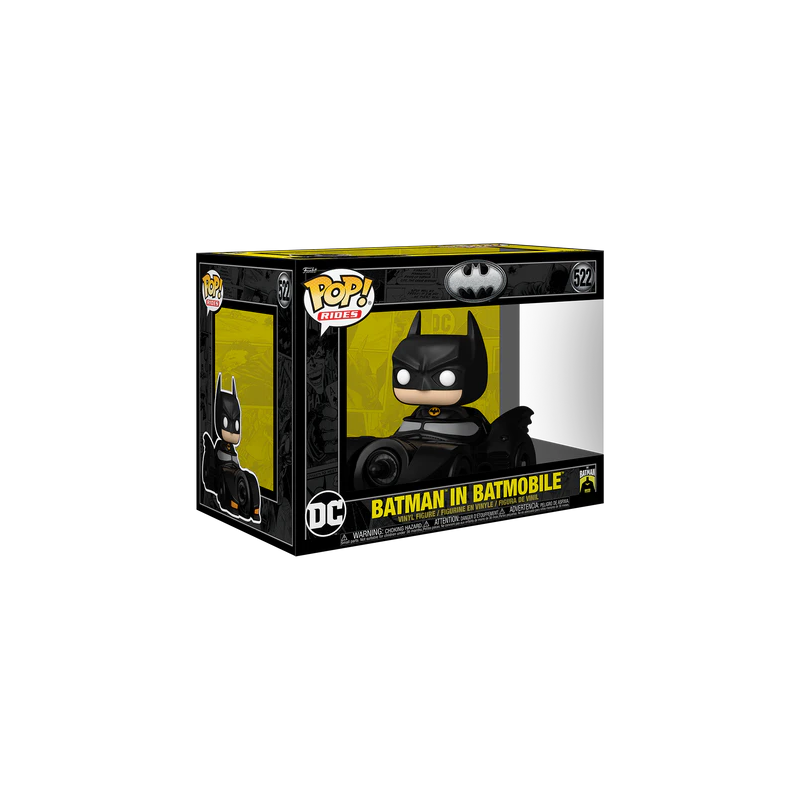 BATMAN 85TH - POP Ride DLX N° 522 - Batman avec Batmobile 