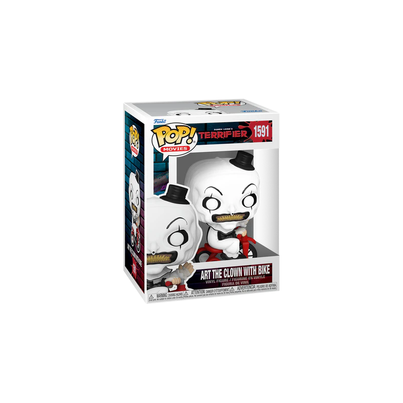 TERRIFIER - POP Movies N° 1591 - Art the Clown avec Vélo 