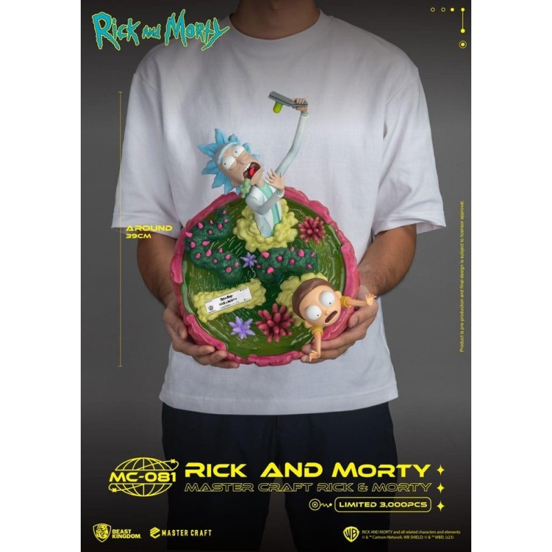 RICK ET MORTY - Rick et Morty - Statuette Master Craft 42cm 