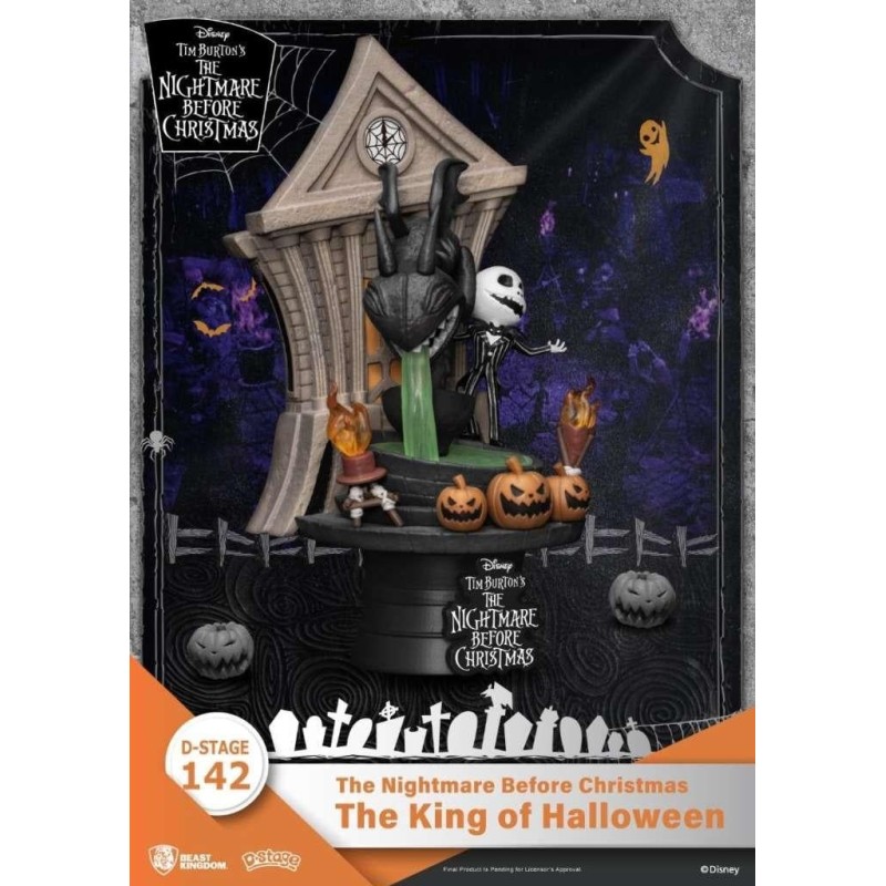 L'ETRANGE NOEL DE MONSIEUR JACK -Roi D'Halloween -Diorama D-Stage 15cm 