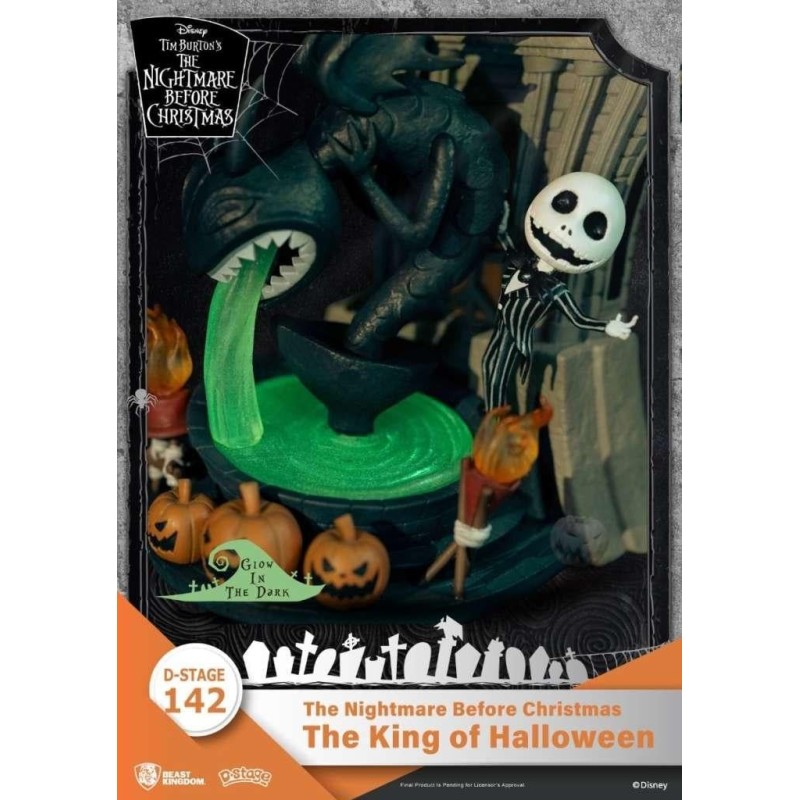L'ETRANGE NOEL DE MONSIEUR JACK -Roi D'Halloween -Diorama D-Stage 15cm 