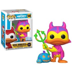 DISNEY - POP N° 1446 - Devil Donald with Chase (Black Light)  2