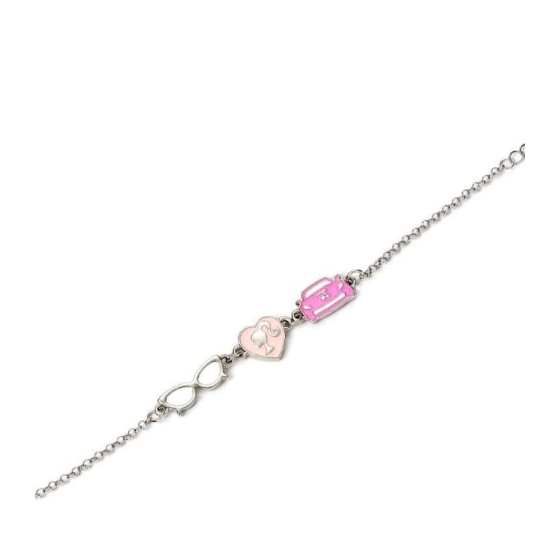 BARBIE - Bracelet en Chaine - Silhouette, Lunettes et Corvette 