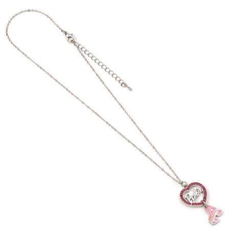BARBIE - Collier Chaine - Coeur & Patin à Roulettes 