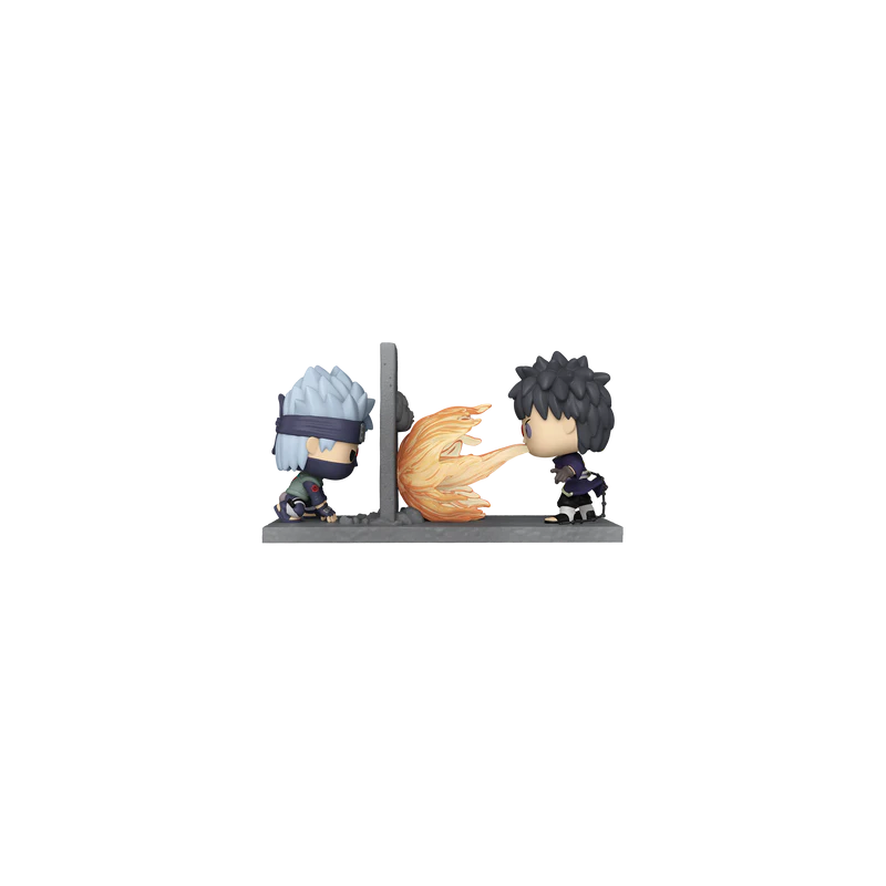 NARUTO SHIPPUDEN - POP Moment N° 1618 - Kakashi VS Obito 