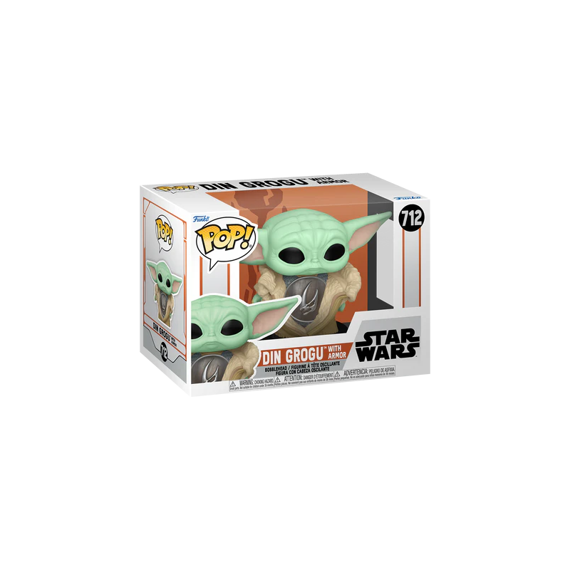 THE MANDALORIAN - POP Star Wars N° 712 - Grogu (Armure) 