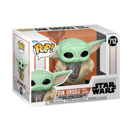THE MANDALORIAN - POP Star Wars N° 712 - Grogu (Armure) 