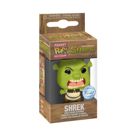 SHREK - Pocket Pop Keychains - Shrek Effrayant 