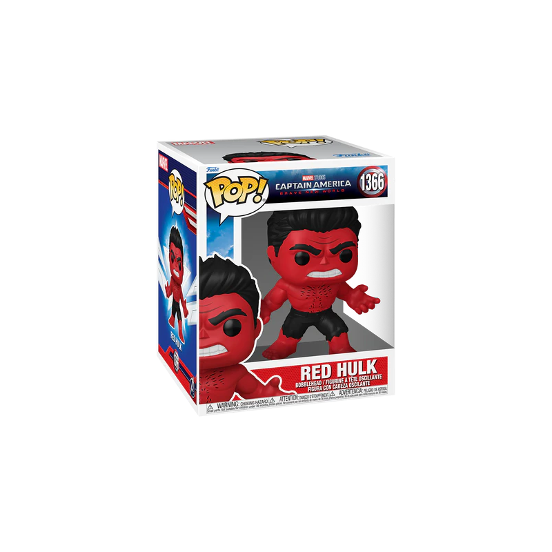 CAPTAIN AMERICA BRAVE NEW WORLD - POP Super 6'' N° 1366 - Red Hulk 