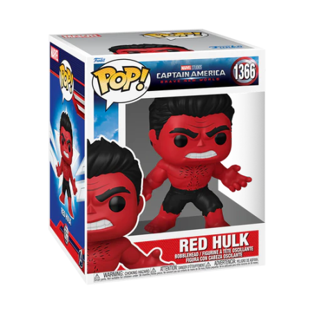 CAPTAIN AMERICA BRAVE NEW WORLD - POP Super 6'' N° 1366 - Red Hulk 