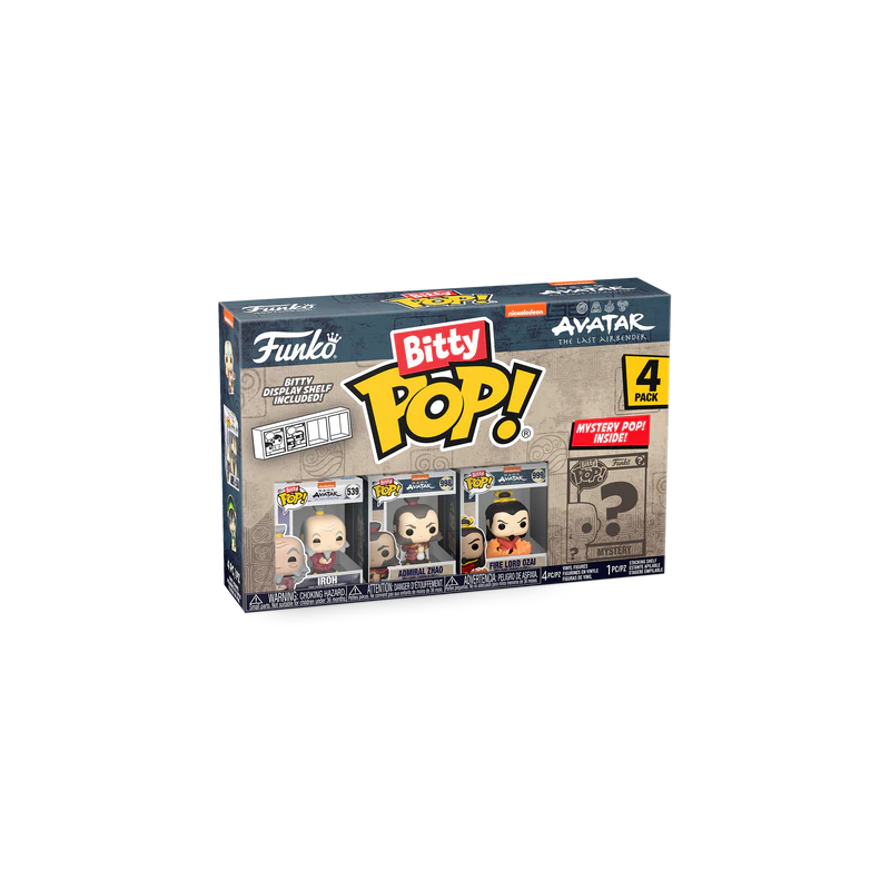 AVATAR THE LAST AIRBENDER - Bitty Pop 4 Pack 2.5cm - Iroh 