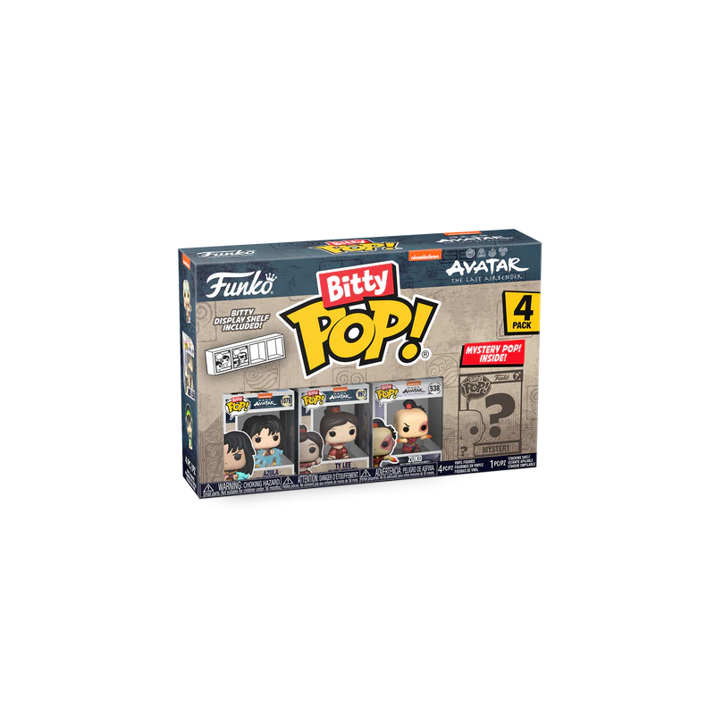 AVATAR LE DERNIER MAITRE DE L'AIR - Bitty Pop 4 Pack 2.5cm - Azula 