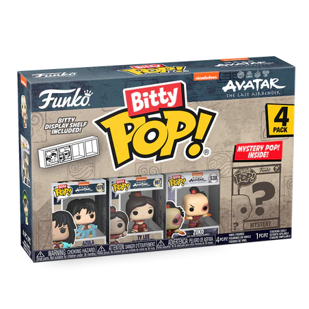 AVATAR LE DERNIER MAITRE DE L'AIR - Bitty Pop 4 Pack 2.5cm - Azula 