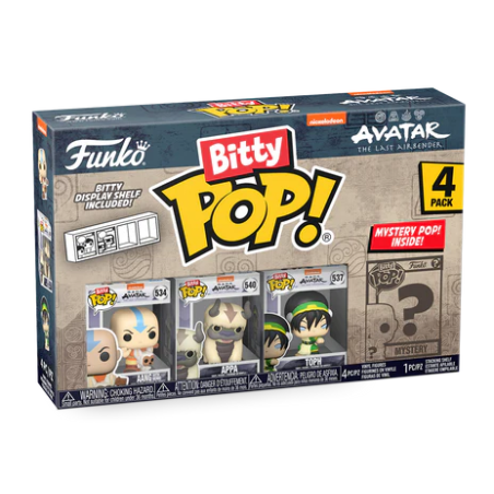 AVATAR THE LAST AIRBENDER - Bitty Pop 4 Pack 2.5cm - Aang 
