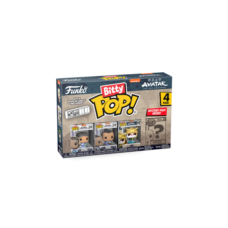 AVATAR LE DERNIER MAITRE DE L'AIR - Bitty Pop 4 Pack 2.5cm - Katara 