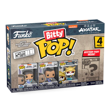 AVATAR LE DERNIER MAITRE DE L'AIR - Bitty Pop 4 Pack 2.5cm - Katara 