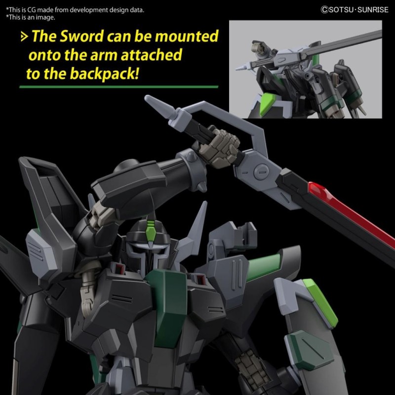 GUNDAM - HG 1/144 Black Knight Squad Rud-ro.A (Tentative) - Model Kit 