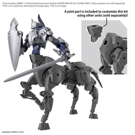 30MM - 1/144 Extended Armament Vehicule (Horse Mecha) Dark - Model Kit 