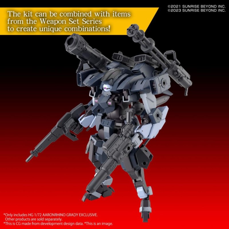 AMAIM - HG 1/72 Aaronrhino Grady Exclusive - Model Kit 