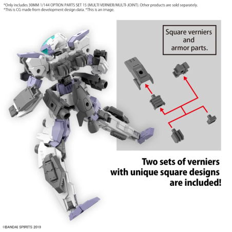 30MM -1/144 Option Parts Set 15 (Multi Vernier/Multi-Joint) -Model Kit 