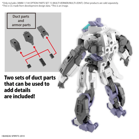 30MM -1/144 Option Parts Set 15 (Multi Vernier/Multi-Joint) -Model Kit 
