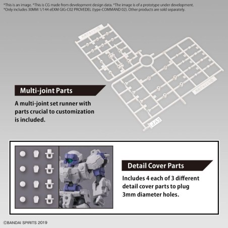 30MM - 1/144 eEXM GIG-C02 Provedel (Type-Command 02) - Model Kit 