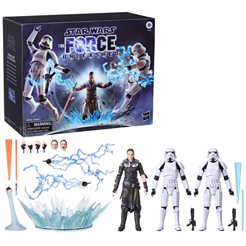 STAR WARS - Starkiller & Stormtroopers - Figurine Black Series 15cm 