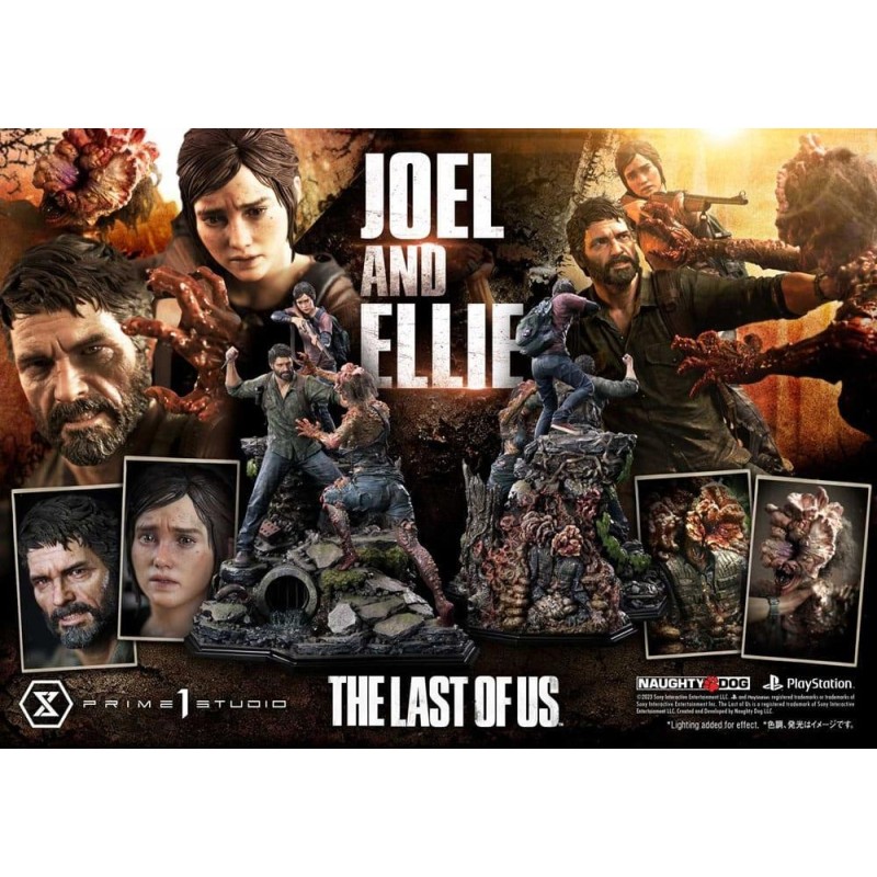 THE LAST OF US - Joel & Ellie - Statuette Premium Masterline 73cm 