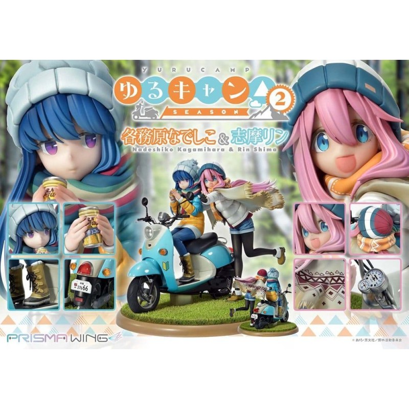 AU GRAND AIR - Nadeshiko & Rin - Statuette Prisma Wing 24cm 