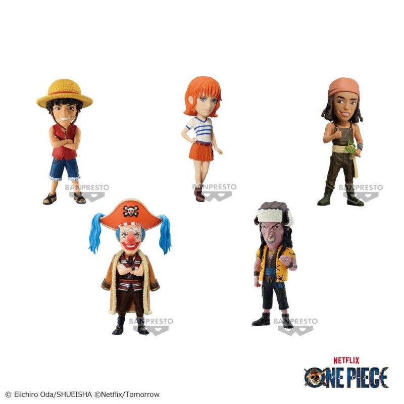 ONE PIECE NETFLIX - WCF Vol.1 - Assortiments 12 Figurine 7cm 