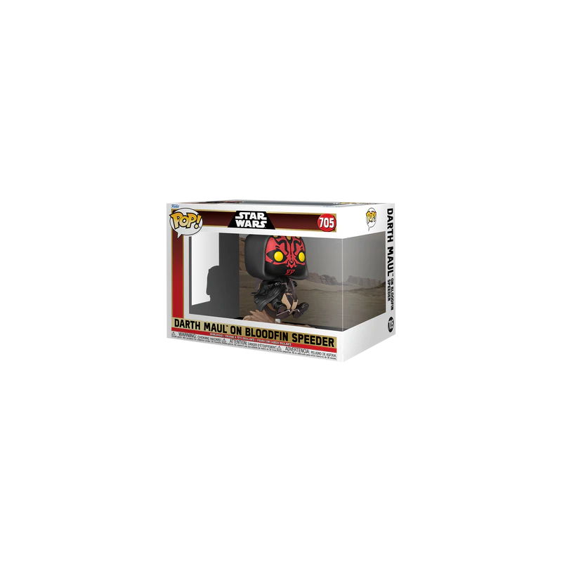 STAR WARS 1 - POP Ride DLX N° 705 - Dark Maul sur Bloodfin 